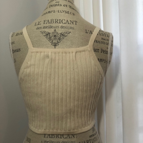 Cream House of Three Tank Top - Picture 3 of 3